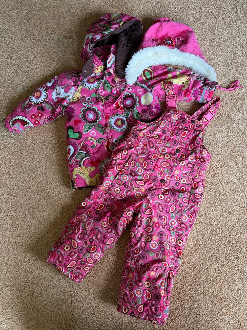3 piece Snow suit set by Hanna Andersson size 90(US 3T)